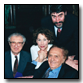 Sheldon Harnick, me, Alfred Molina and Joe Stein (Fiddler on the Roof)
